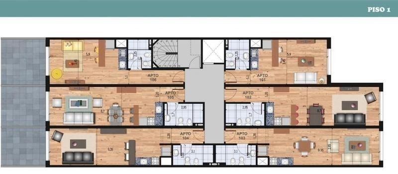 PROXIMA ENTREGA  - Apt de 1 Dorm - POCITOS